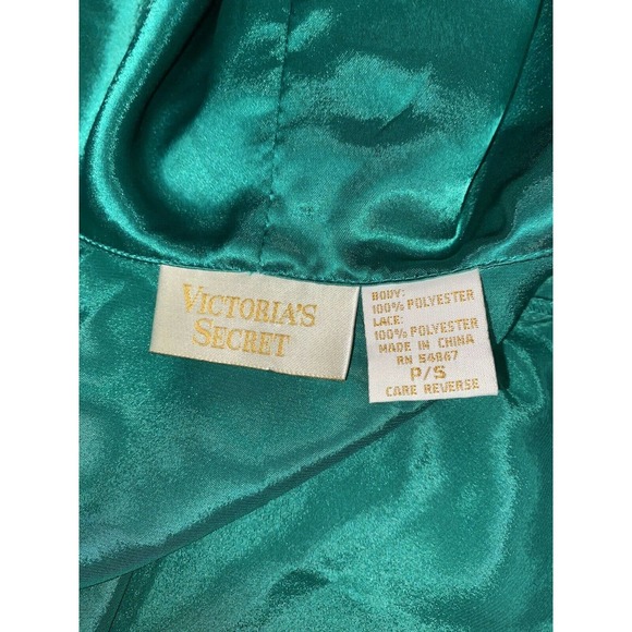 Victoria's Secret Victorian Robe Emerald Green - Picture 11 of 11